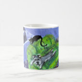 Mug Sofa de Schnauzer et de chat noir (Centre)