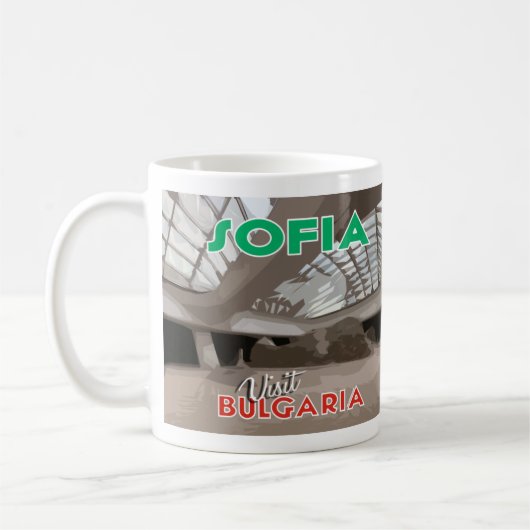 Mug Sofia, visite Bulgarie J'aime (Gauche)