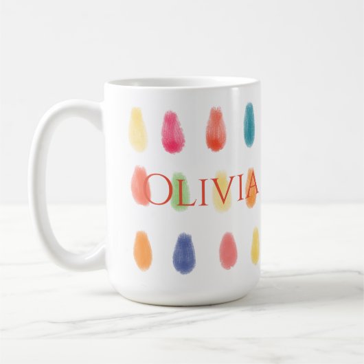 Mug Soft ArtyDrops Motif couleur contemporain original (Gauche)