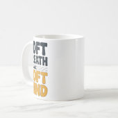 Mug Soft Breath Soft Mind Dandelion Yoga Inspiration A (Devant gauche)