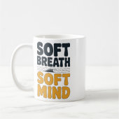 Mug Soft Breath Soft Mind Dandelion Yoga Inspiration A (Gauche)