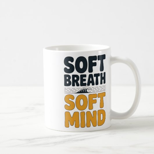 Mug Soft Breath Soft Mind Dandelion Yoga Inspiration A (Droite)