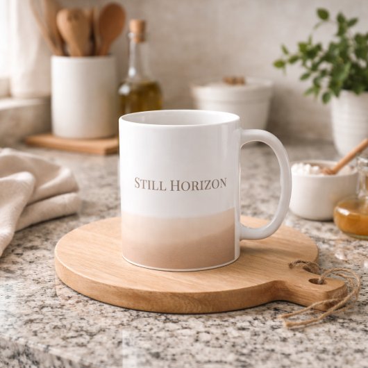 Mug Soft Brown Horizon Classic Mug, 11 oz