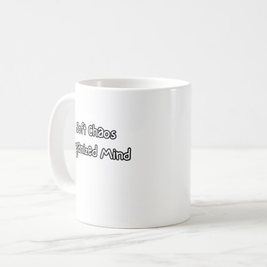 Mug soft chaos organized mind (Devant gauche)
