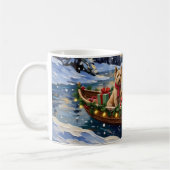 Mug Soft Coated Wheaten Terrier Christmas Boat Holiday (Gauche)