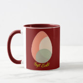 Mug Soft Easter – Pastel Egg Illustration - caneca (Gauche)