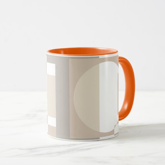 Mug Soft Geometric Blocks – Simple and Sleek (Devant droit)