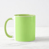 Mug Soft Green Personnalisez Message Coffee Cup Cadeau (Gauche)