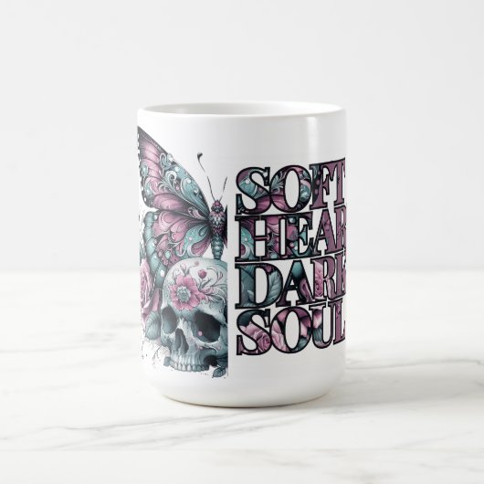 Mug Soft Heart Dark Soul Pastel Goth (Centre)