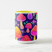 Mug Soft Neon : Patch pour champignon de dessin (Centre)