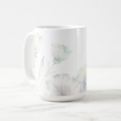 Mug Soft Pastel Wildflowers Watercolor Grace (Devant gauche)