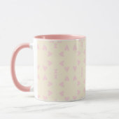 Mug Soft Pink Heart Pattern – Cute Aesthetic Seamless  (Gauche)