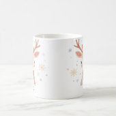 Mug Soft Reindeer Illustration | Gentle Christmas Art (Centre)