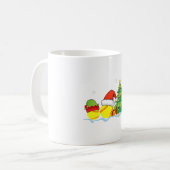 Mug Softball Christmas ELF Santa Hat (Devant gauche)