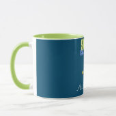 Mug Softball comme une fille (Gauche)