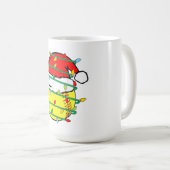 Mug Softball de Noël (Devant droit)