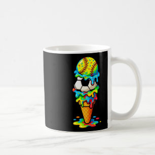 Mug Softball Football Glace Coulis Coloré Été Gam
