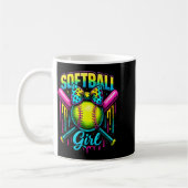 Mug Softball Girl Drip Funny Softball Player  (Gauche)