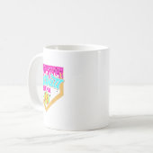Mug Softball Mama Driam Cream Jeu Jour Sof (Devant gauche)
