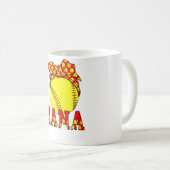 Mug Softball Nana Life Grandma Nana D'Un Jeu De Softba (Devant droit)