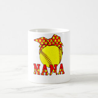 Mug Softball Nana Life Grandma Nana D'Un Jeu De Softba