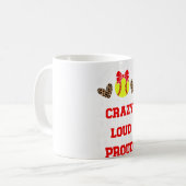 Mug Softball Pitcher Maman Fier Mama D'Un Pitch Softba (Devant gauche)