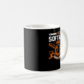 Mug Softball Player Coach Fan Funny Quotes 65 player (Devant droit)