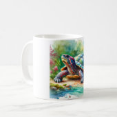 Mug Softshell Turtle 221024AREF149 - Watercolor (Devant gauche)