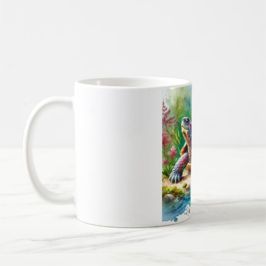 Mug Softshell Turtle 221024AREF149 - Watercolor (Gauche)