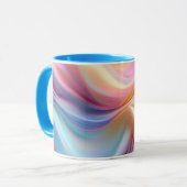 Mug Soie pastel colorée (Devant gauche)