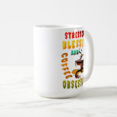 Mug Soigné Béni Et Café Obsédé (Devant droit)