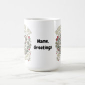 Mug Soigner Mes Patients & Mes Plantes Rétro Steth Fle (Centre)