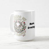 Mug Soigner Mes Patients & Mes Plantes Rétro Steth Fle (Devant gauche)