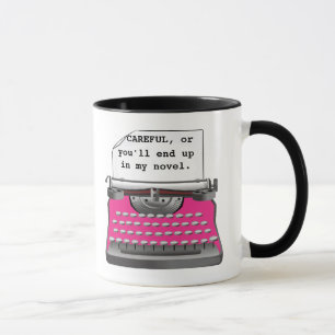 Mug "Soigneux, ou vous finira en mon roman. "
