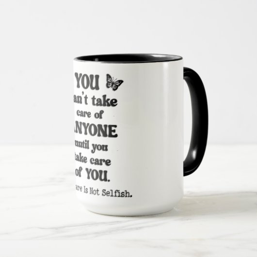 Mug Soin de soi (Devant droit)