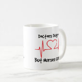 Mug Soin d'infirmières - cadeaux d'infirmière de RN (Devant droit)