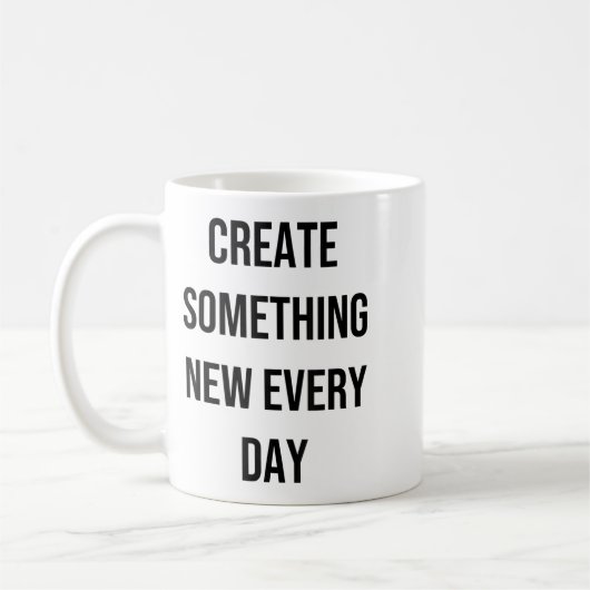 Mug Soing New Every Day Artist Gift (Gauche)