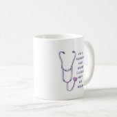 Mug Soins cardiaques Infirmière Coeur (Devant droit)