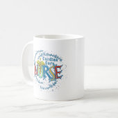Mug Soins cardiaques Infirmière Motto (Devant gauche)