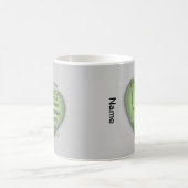 Mug Soins cardiaques verts infirmière (Centre)