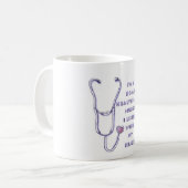 Mug Soins de santé à domicile Infirmière Coeur (Devant gauche)