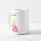 Mug Soins du coeur : Gratitude de l'infirmière sur mes (Devant gauche)