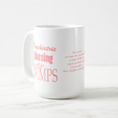 Mug Soins-Non psychiatriques pour des mauviettes ! - (Devant gauche)