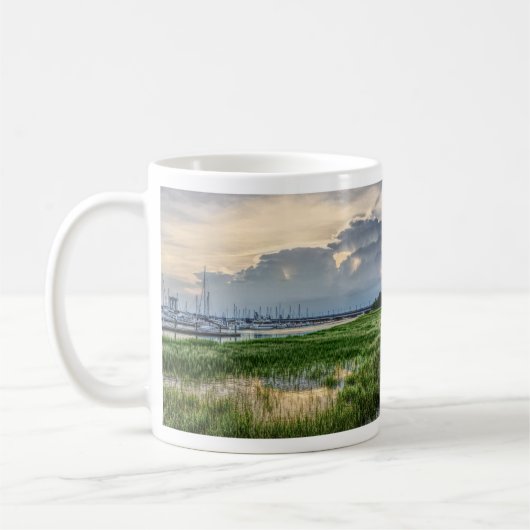 Mug Soirée À Charleston Harbour (Gauche)