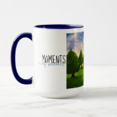 Mug Soirée au clair de lune moderne avec arbres marcha (Gauche)