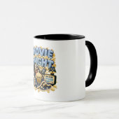 Mug Soirée Ciné SVP Pause Drôle et Confortable (Devant droit)