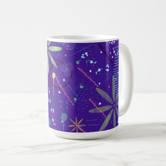 Mug Soirée Crépuscule Violet (Devant droit)