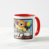 Mug Soirée dansante du DJ (Devant droit)