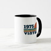 Mug Soirée de 50 ans vintage personnalisée (Devant droit)