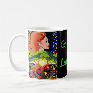 Mug Soirée de jeu de couple Lady Luck personnalisée